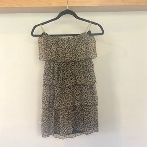 *3 for $21* Animal Print Ruffle Dress
